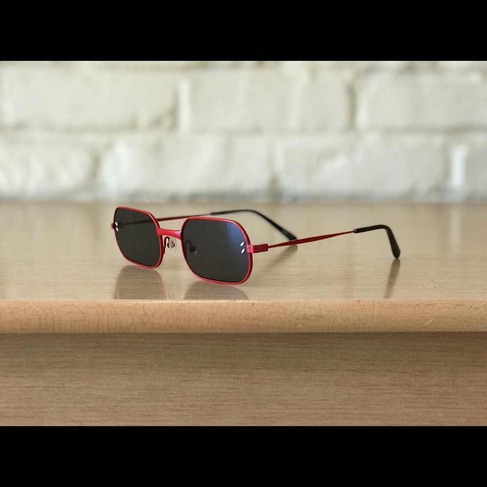 Stella McCartney Red Women Sunglasses SC0108S-002 Metal Polarized New 52/20-150